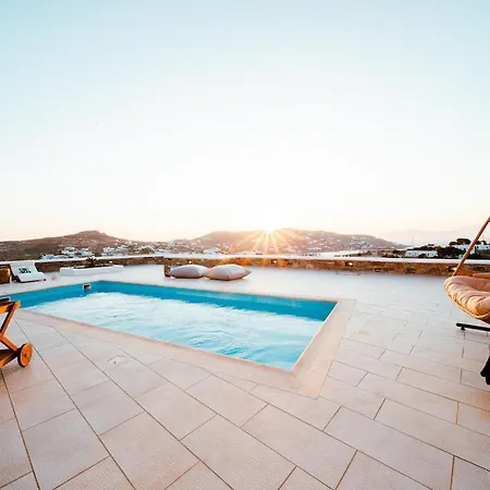 Mykonos Sympatico, Private Pool & Sea Vistas Lägenhet *