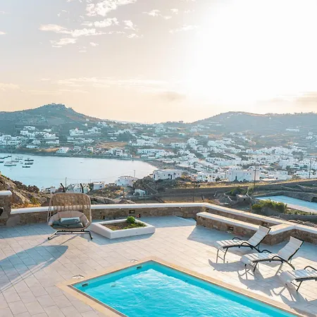 Mykonos Sympatico, Private Pool & Sea Vistas * Псароу