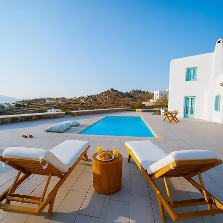 Апартаменты Mykonos Sympatico, Private Pool & Sea Vistas Псароу